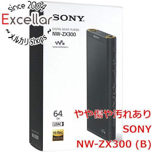 bn:8] SONY ウォークマン ZXシリーズ NW-ZX300(B) ブラック/64GB 元箱 ...