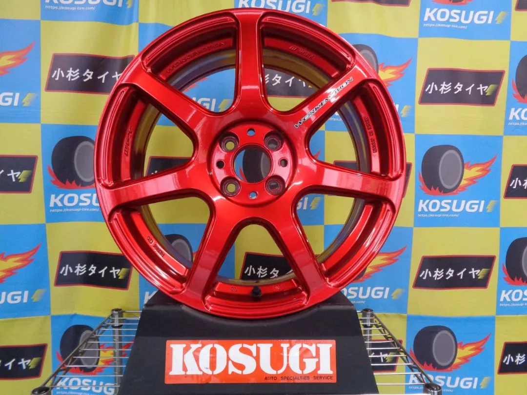 ワークエモーションT7R キャンディレッド 18インチ レッド×レッド、WORK EMOTION T7R装着。｜cockpitのブログ｜COCKPIT