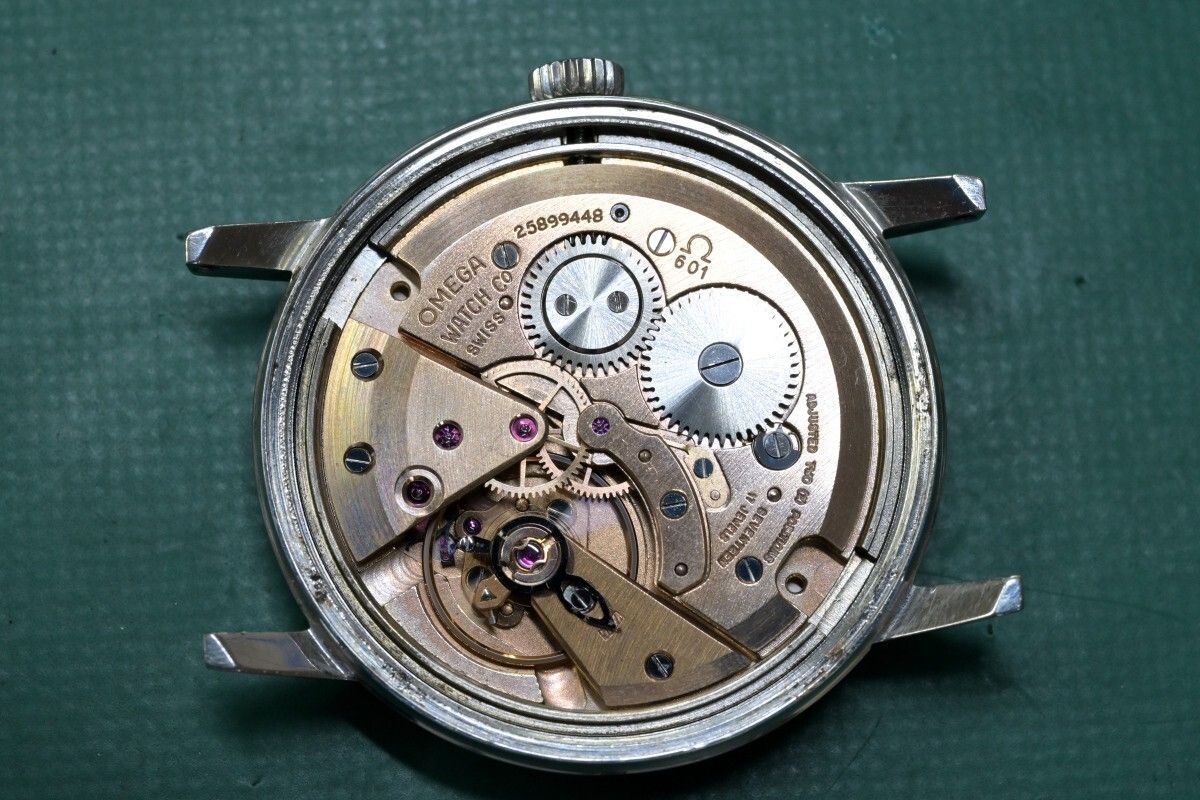 美品 OMEGA Geneve ジュネーブ 135.011 Cal.601 オメガ ジュネーブ 135.011SP 純正尾錠 Cal.601 手巻 OH済 1970年製