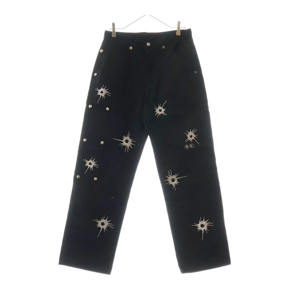 thugclub スタッズパンツ 楽天市場】【中古】THUG CLUBスタッズデニムパンツ ブラック