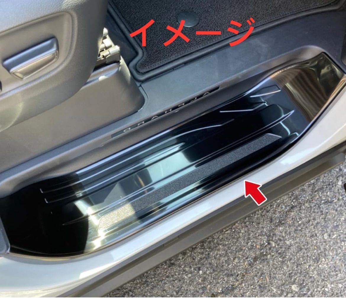 アルファード40系 下側スカッフプレート