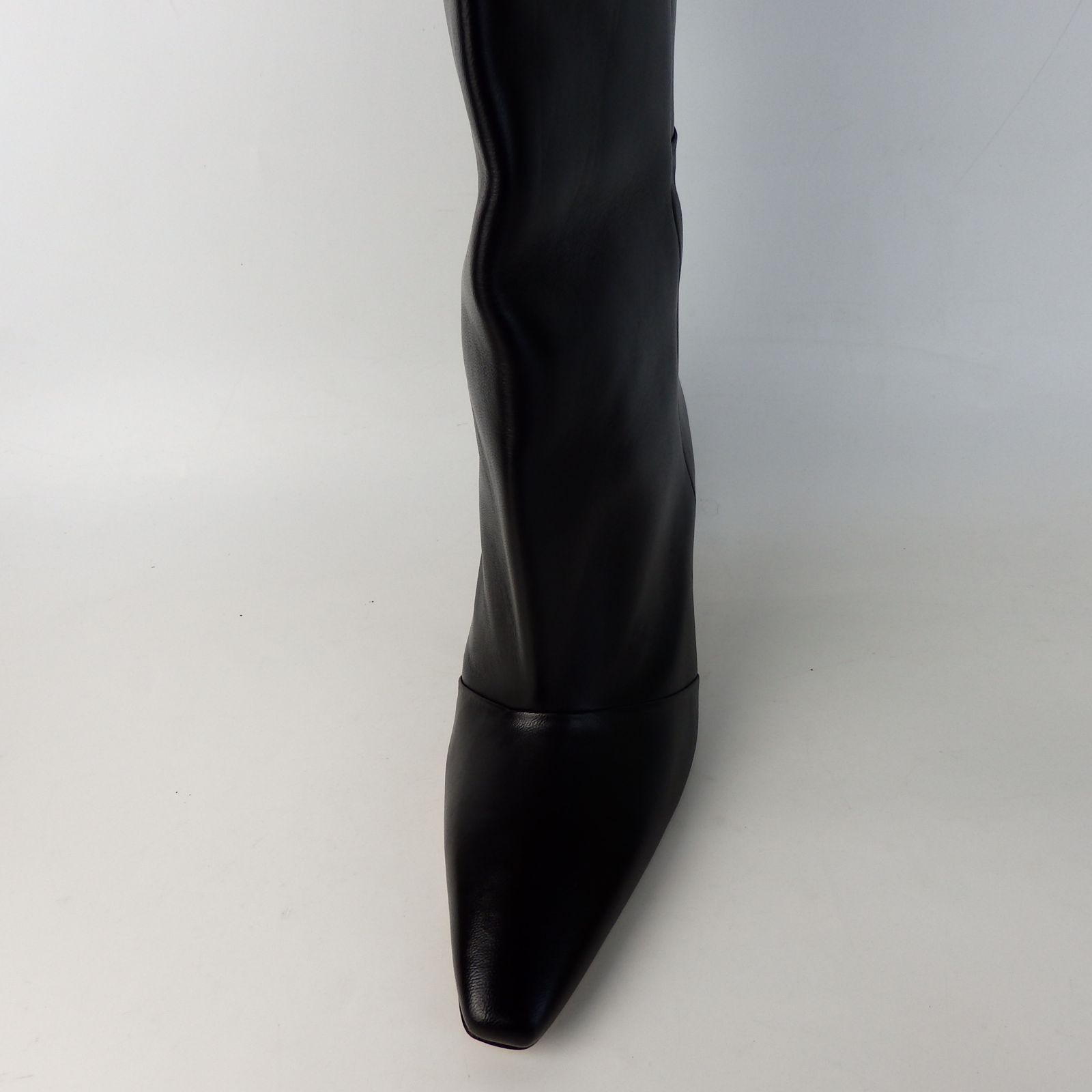 CORSO ROMA, 9】コルソローマノーヴェ ロングブーツ ブラック レザー