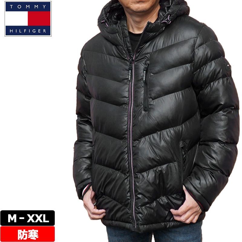 サイズ選択可】 TOMMY HILFIGER トミーヒルフィガー メンズ 防風 中綿 