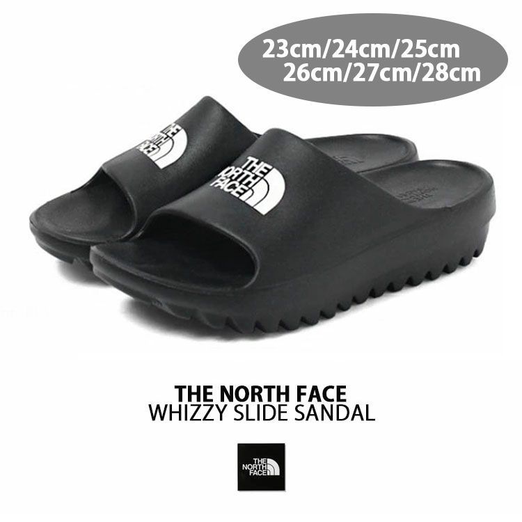 【新品/未使用】【23cm/24cm/25cm/26cm/27cm/28cm】THE NORTH FACE ノースフェイス サンダル WHIZZY SLIDE A BLACK NS98P23S シャワーサンダル スライドサンダル