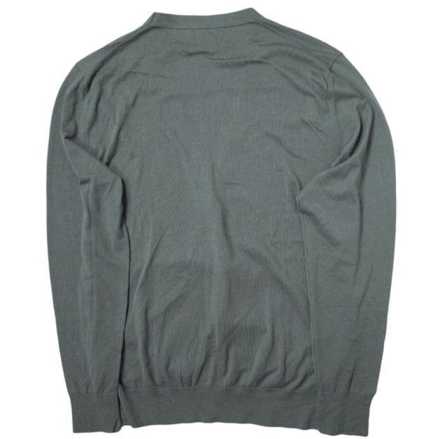 ATON SUVIN COTTON オーバーサイズ カーディガン サイズS 02 新品 ATON エイトン 日本製 SUVIN COTTON OVERSIZED CARDIGAN