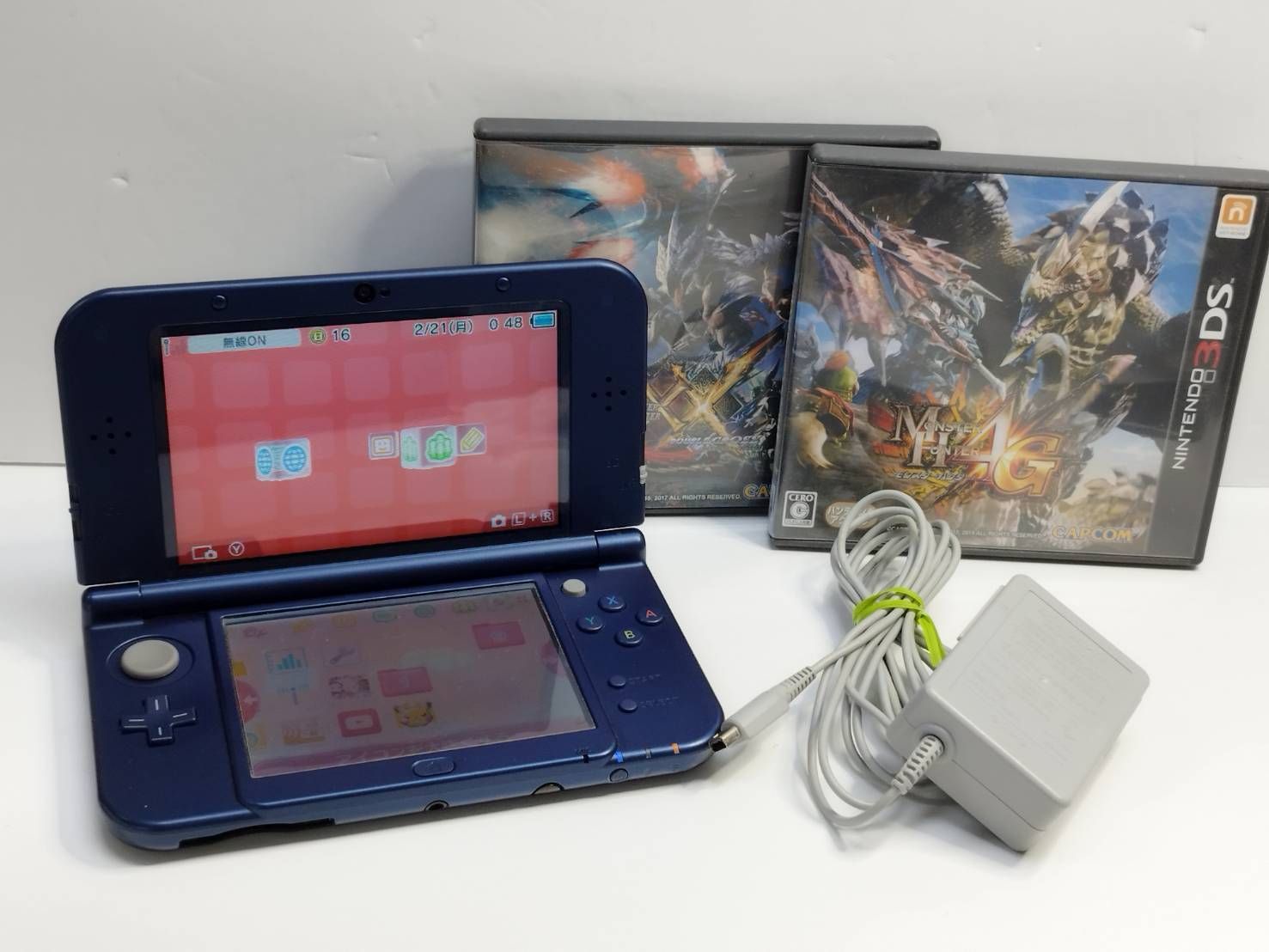 Newニンテンドー3DSLL メタリックブルー おまけ2点付き New