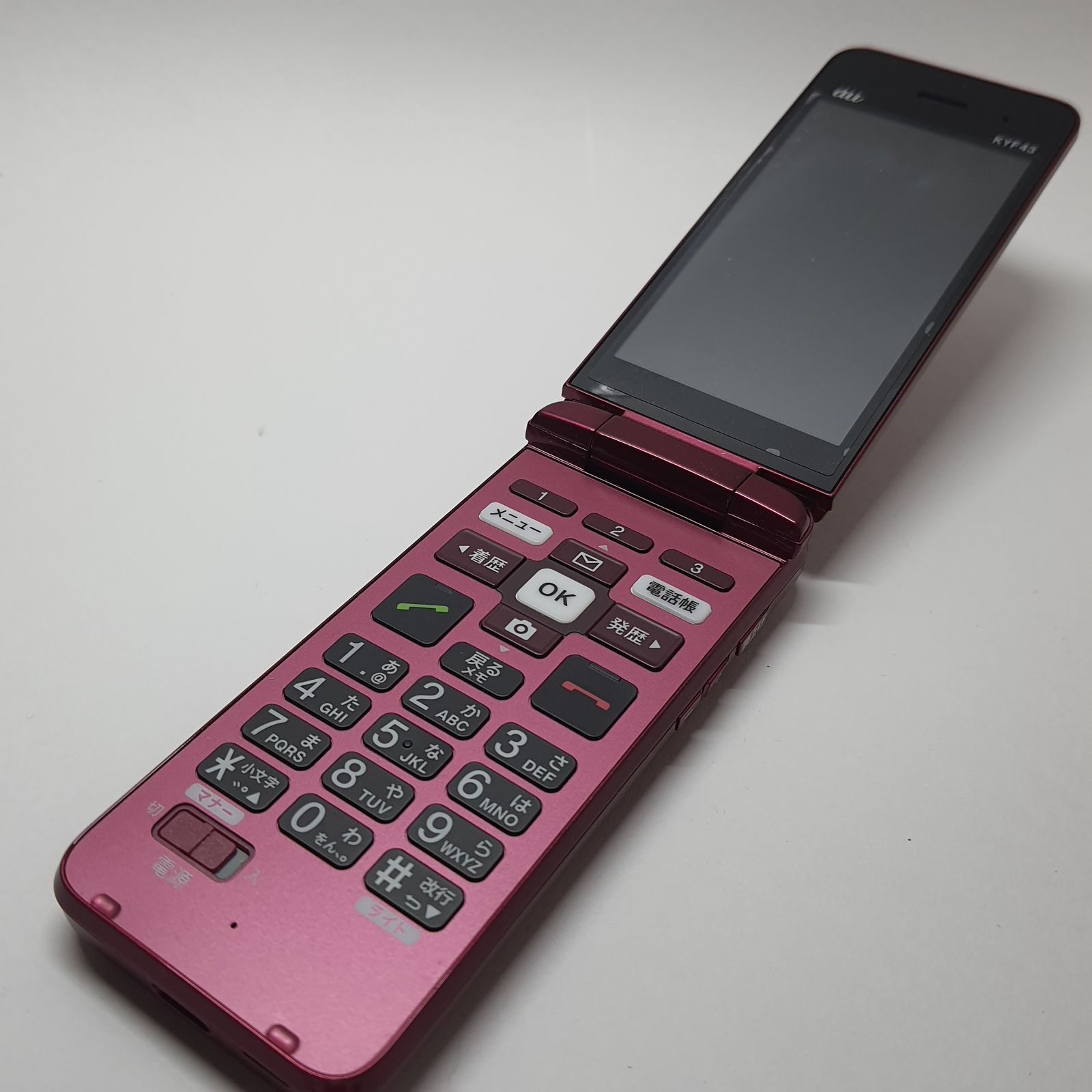 AU KYF43 かんたんケータイライト 4G ガラホ SIMロック解除済 - メルカリ