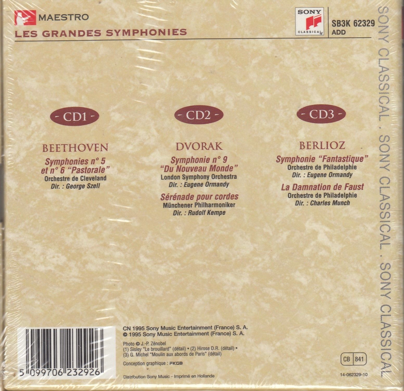 3CD/Sony]ベートーヴェン:交響曲第5番ハ短調Op.67&交響曲第6番ヘ