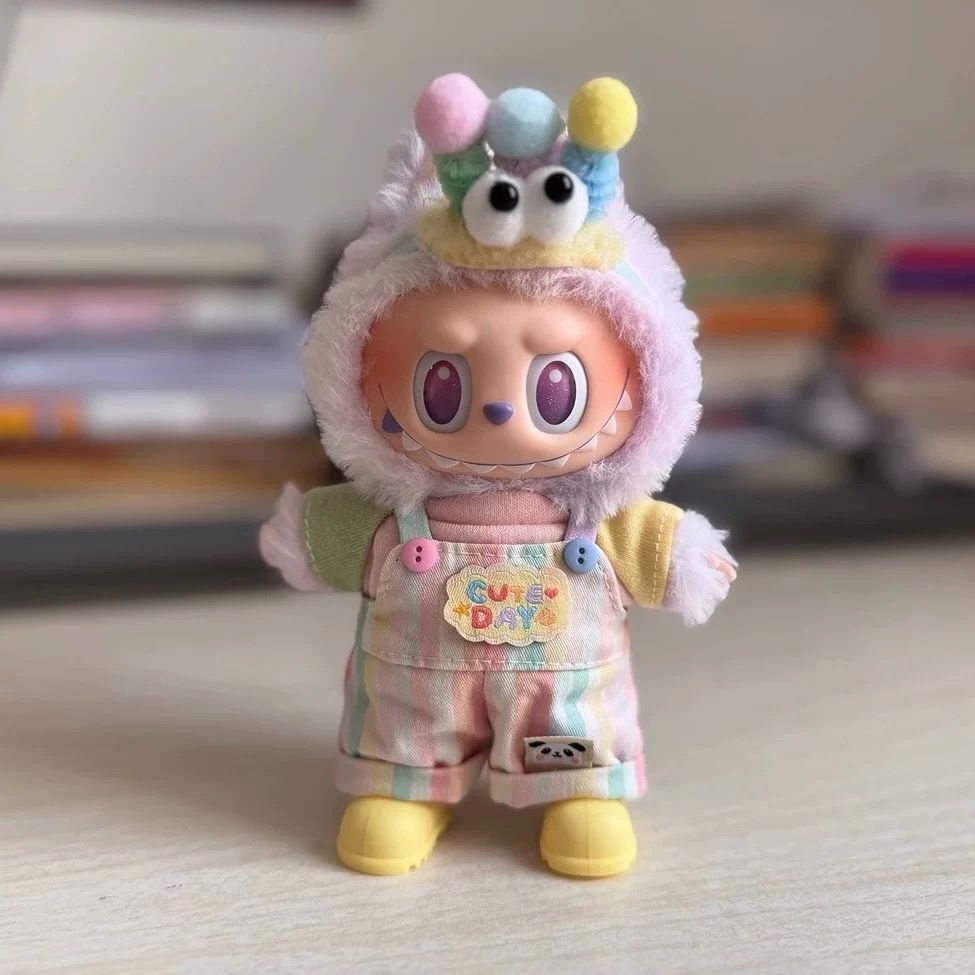 ラブブコスチュームLABUBU ラブブ　ぬい服　着せ替え服 6点 服2セット ラブブコスチュームLABUBU ラブブ ぬい服 着せ替え服 6点 服2