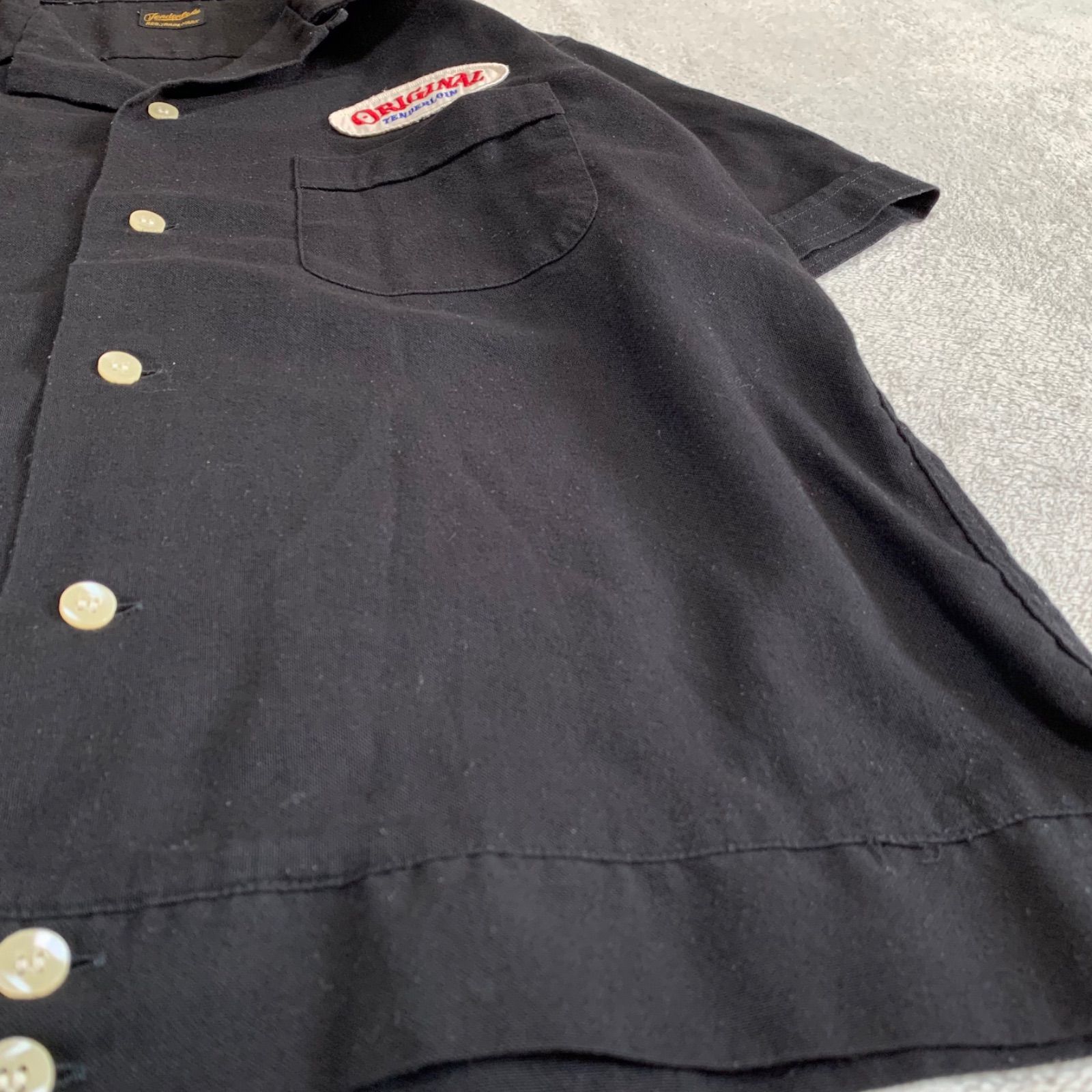 Tenderloin ボウリングシャツ S 黒 TENDERLOIN BOWLING SHIRTS ボーリングシャツ ボウリングシャツ