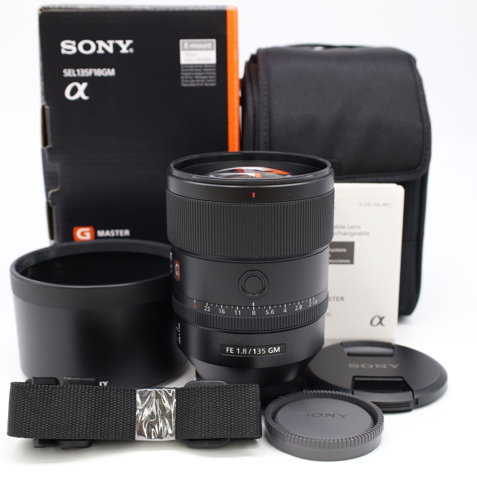 SONY - SONY FE 135mm F1.8 GM 元箱・ケース有 元箱、ケース付き。☆新品級☆ SONY ソニー FE 135mm F1.8 GM