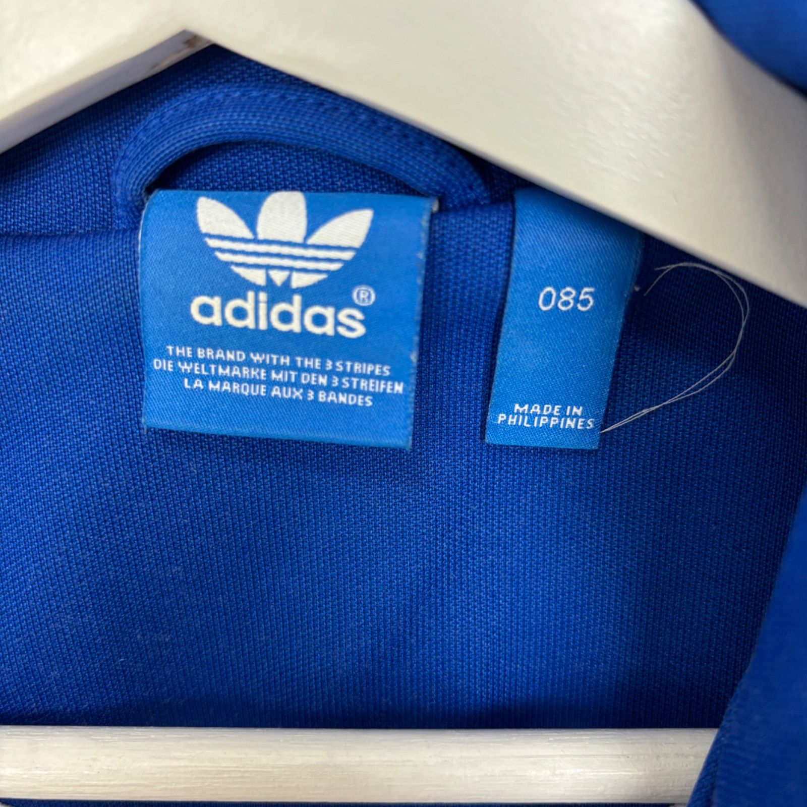 アディダス トラックジャケット 裏地柄 Europe TT 100 ジャージ 青 ☆adidas☆ アディダス トラックジャケット ヨーロッパ TT