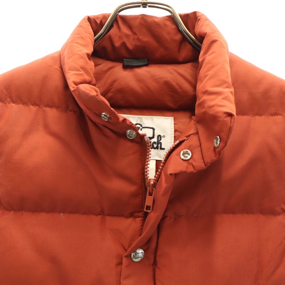 ウールリッチ 70s ヴィンテージ ダウンベスト S オレンジ WOOLRICH