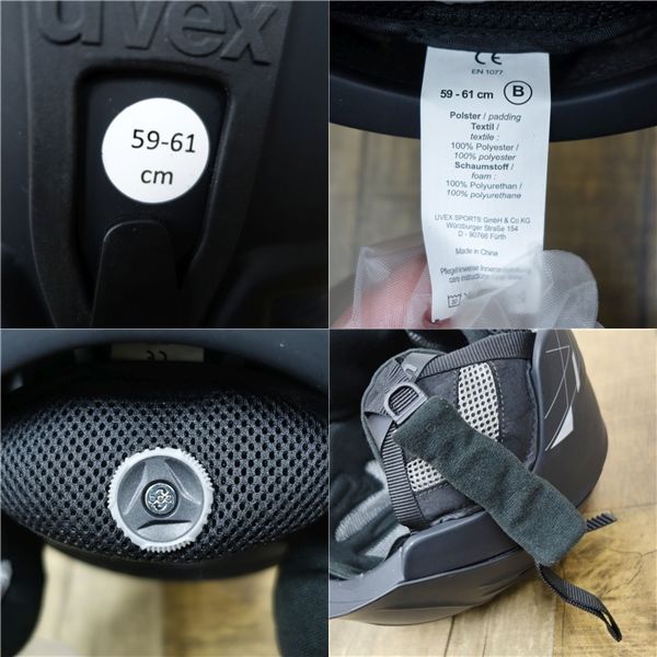 ウベックス uvex ヘルメット 59-61cm ウィンタースポーツ用 スキー スノーボード バックカントリー アウトドア ウベックス uvex ヘルメット 59-61cm ウィンタースポーツ用