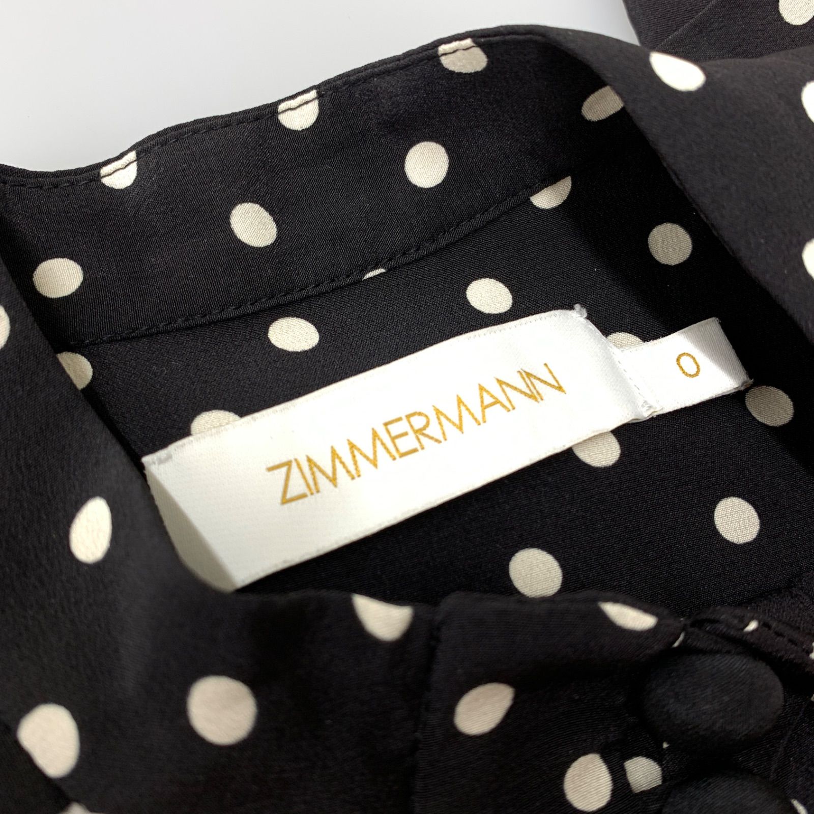 ZIMMERMANN ジマーマン ポルカドット シルク100％ワンピース