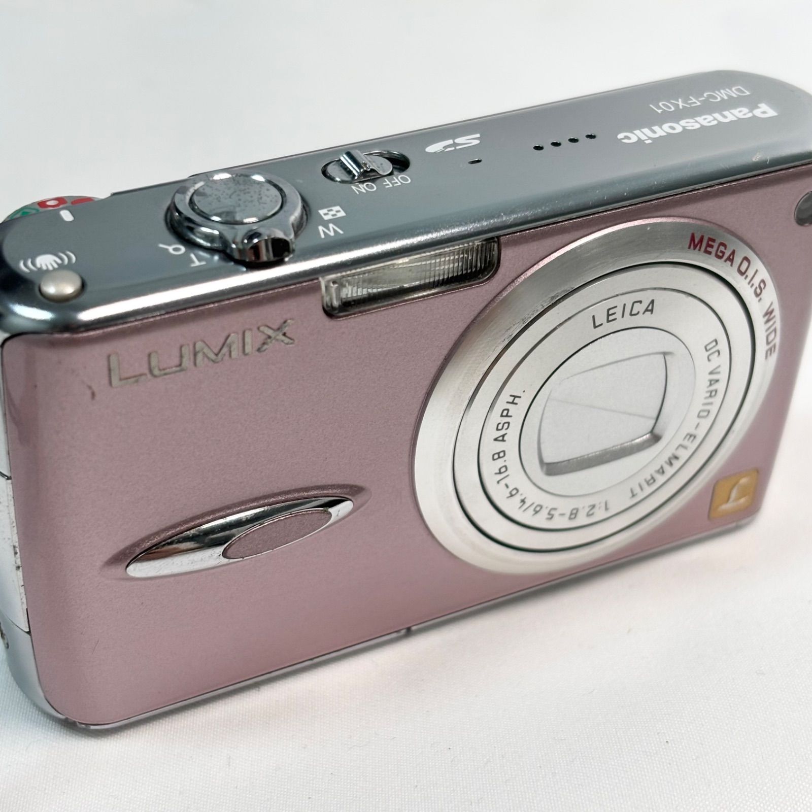 【✨極美品✨】Panasonic DMC-FX01 コンデジ ピンク 箱付き Panasonic Digital Camera Pink DMC-FX01-P 6-MP Japanese menu
