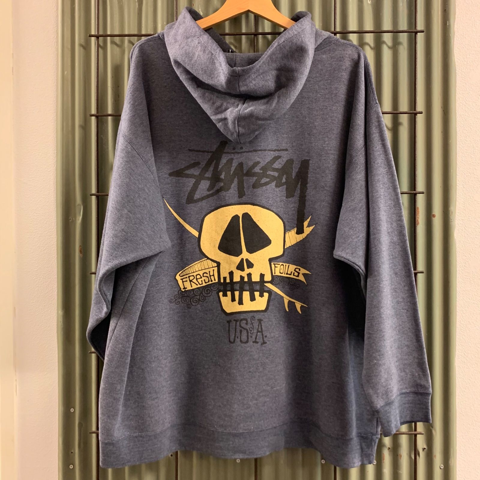 初期〕80s 黒タグ Stussy skull Parker | ochge.org