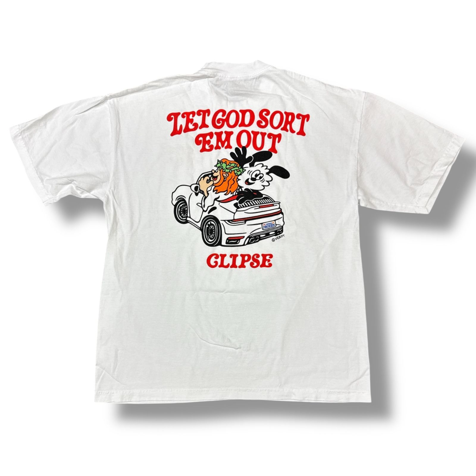 トップス VERDY X CLIPSE LET GOD SORT EM OUT TEE Verdy x Clipse Let God Sort Em Out Tee Box Set – SEIBU The