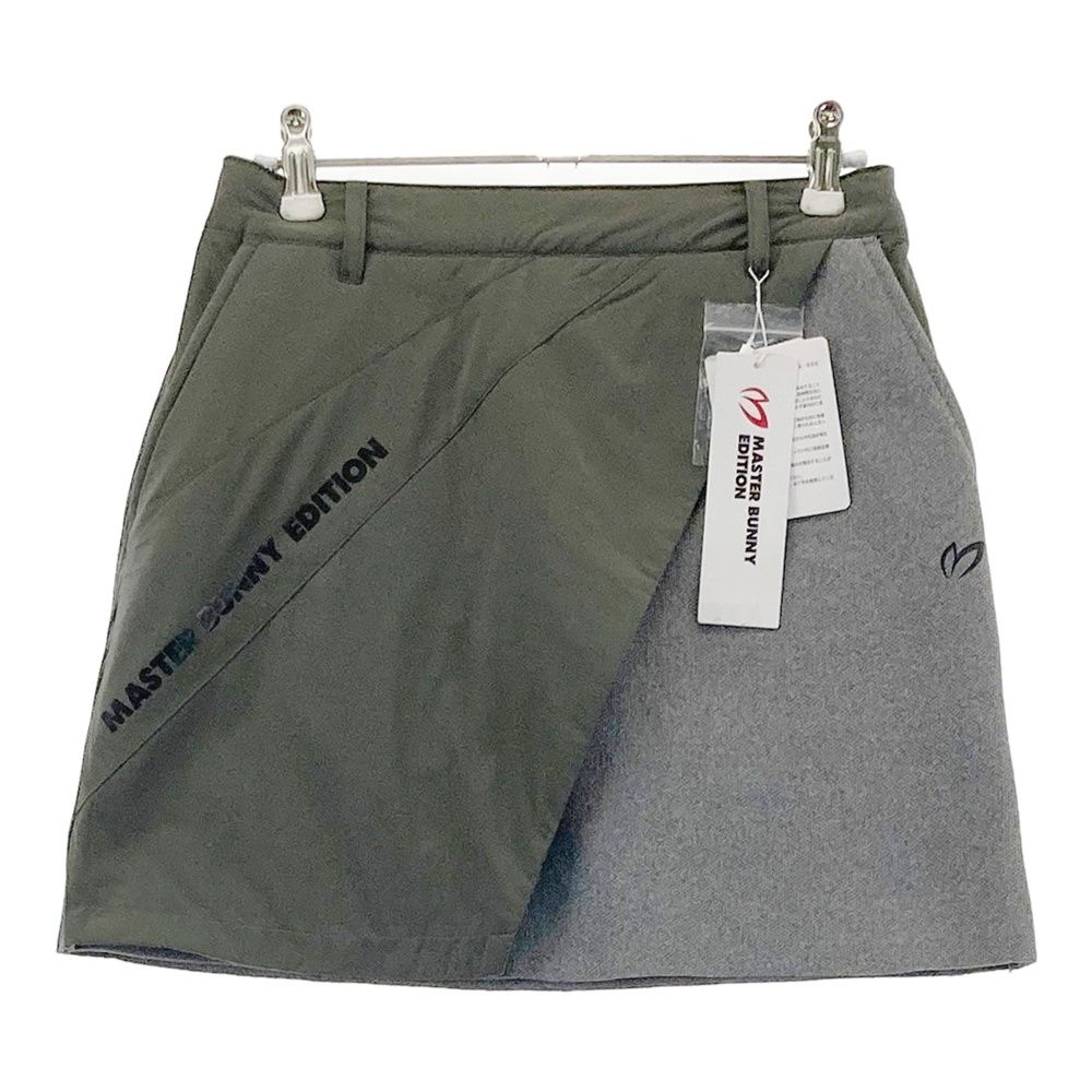 サイズ 00 MASTER BUNNY EDITION マスターバニーエディション 759-2234012 切替 ニットスカート グレー系 240101535140 ゴルフウェア レディース ストスト