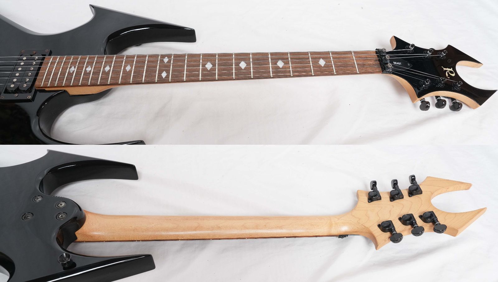 B.Cリッチ　変形ギター　エクスプローラー SOLD Nice old 1989 USA B.C. Rich Explorer! Rare guitar, in
