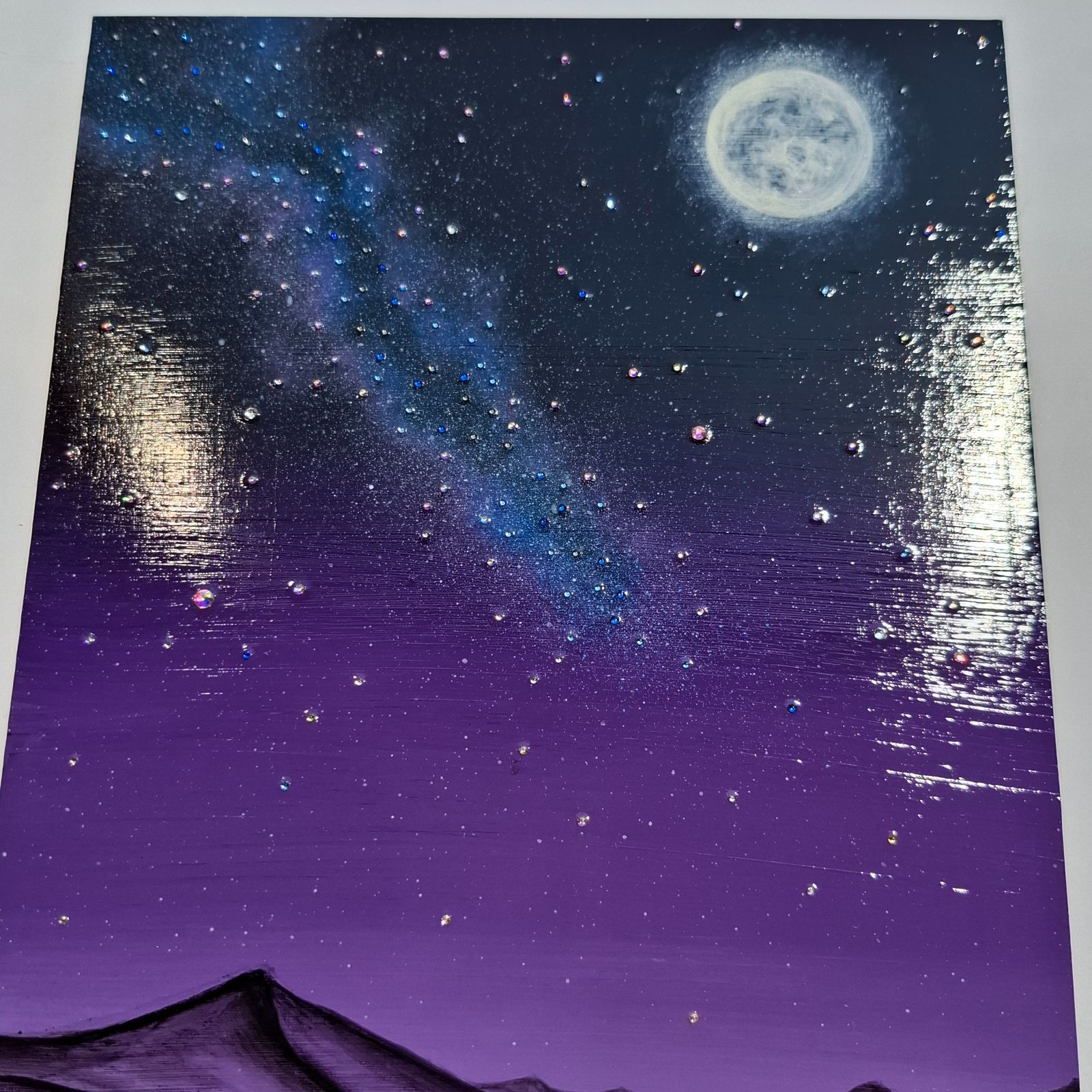 月夜の砂漠