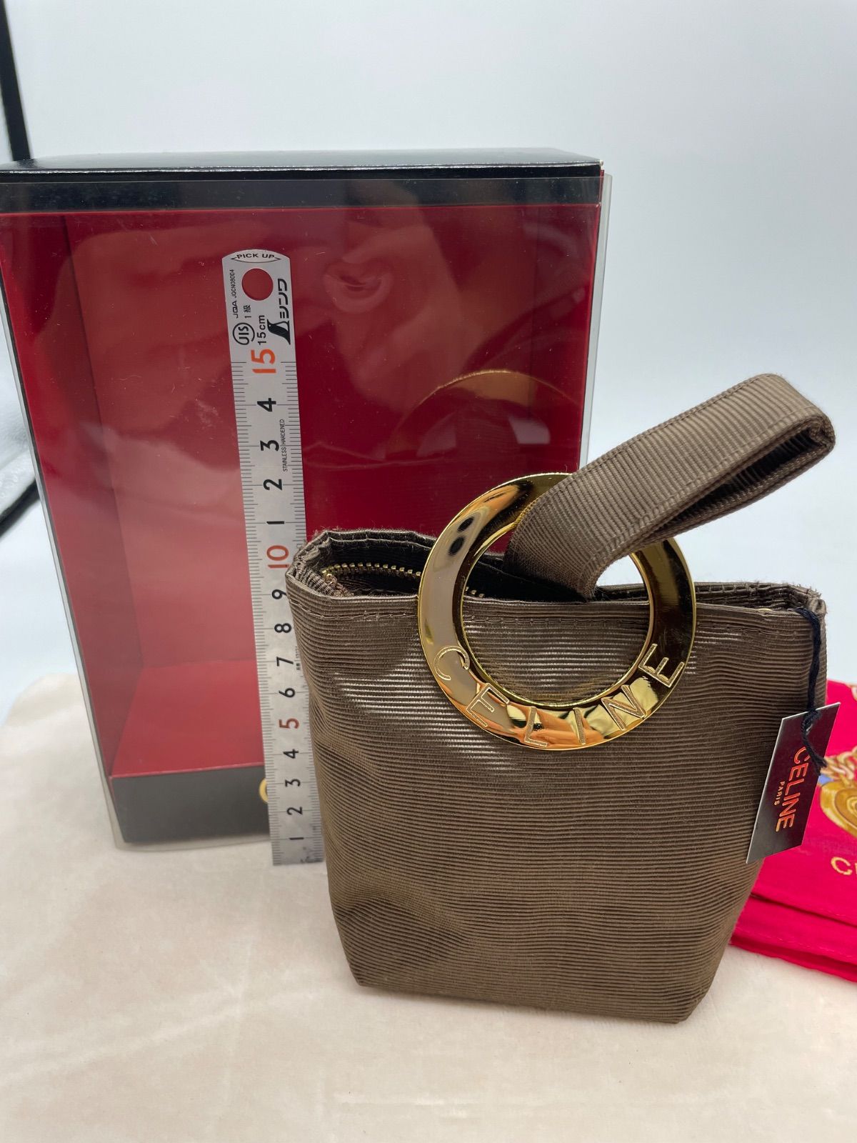 CELINE（セリーヌ） ミニポーチバッグ&ハンカチスカーフセット CELINE（セリーヌ） ミニポーチバッグ&ハンカチスカーフセット