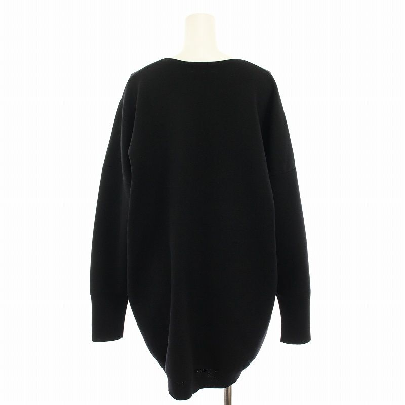未使用品 イエナ 24AW スーパーファインスムースVネックプルオーバー ニット セーター 長袖 タグ付き F 黒 24080900355030 レディース イエナ IENA 24AW スーパーファインスムースVネックプルオーバー