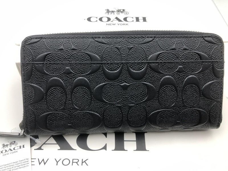 コーチ COACH 長財布 財布 シグネチャー アコーディオンラウンドジップウォレット財布 新品 F58113 c211