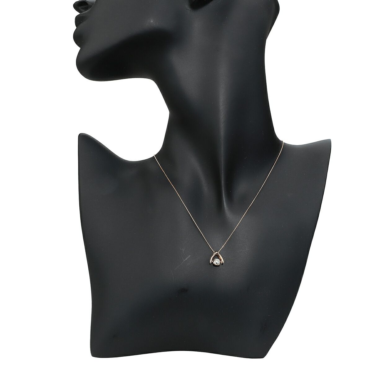 ペンダントネックレス 1P ダイヤモンド 0.48ct K18 中古 プレラブド 