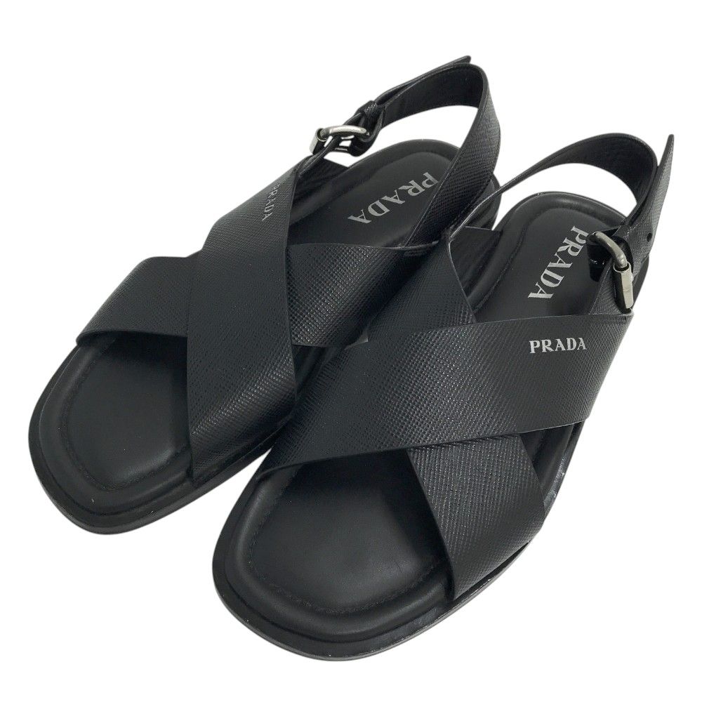 PRADA プラダ 2X3023 3L74 クロスストラップ サンダル シューズ