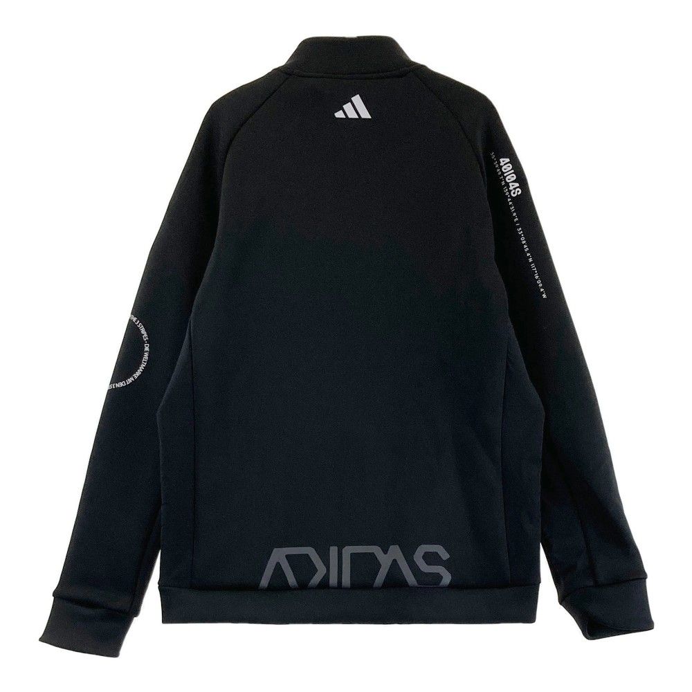 サイズ：XL ADIDAS GOLF アディダスゴルフ 2023年モデル HY0974 ジップジャケット  ブラック系 [240101422273] ゴルフウェア メンズ ストスト ADIDAS GOLF アディダスゴルフ 2023年モデル HY0974 ジップ