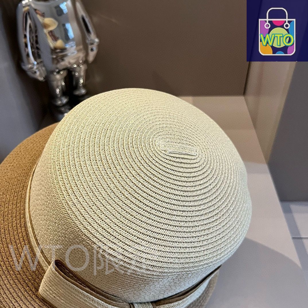 Chanel シャネルのランタンスタイルのストローハット ハイエンド