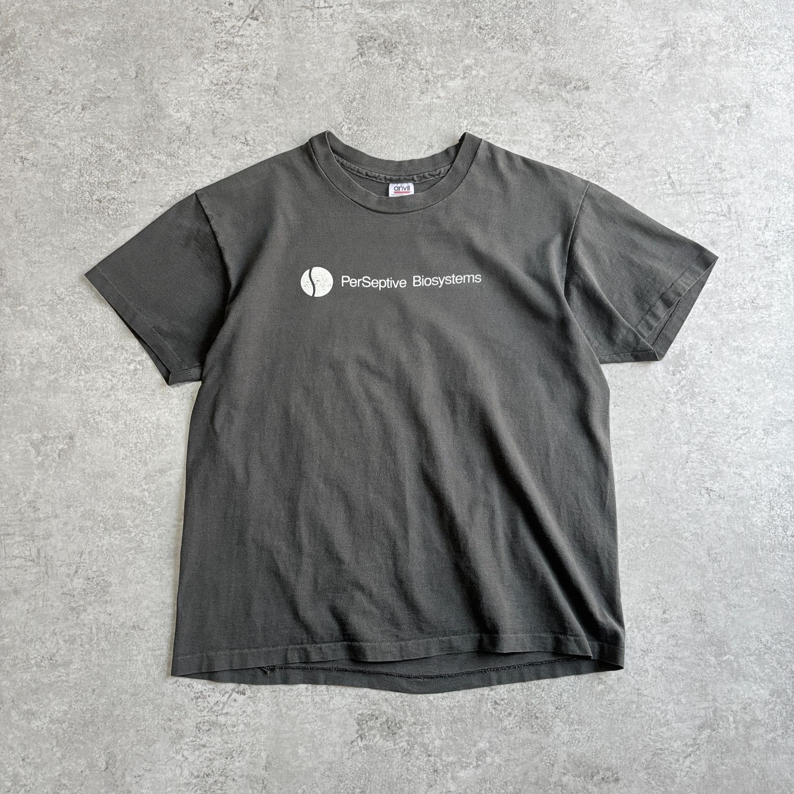 90s USA製 PerSeptive Biosystems Fractal Art Neon Back Printed T 