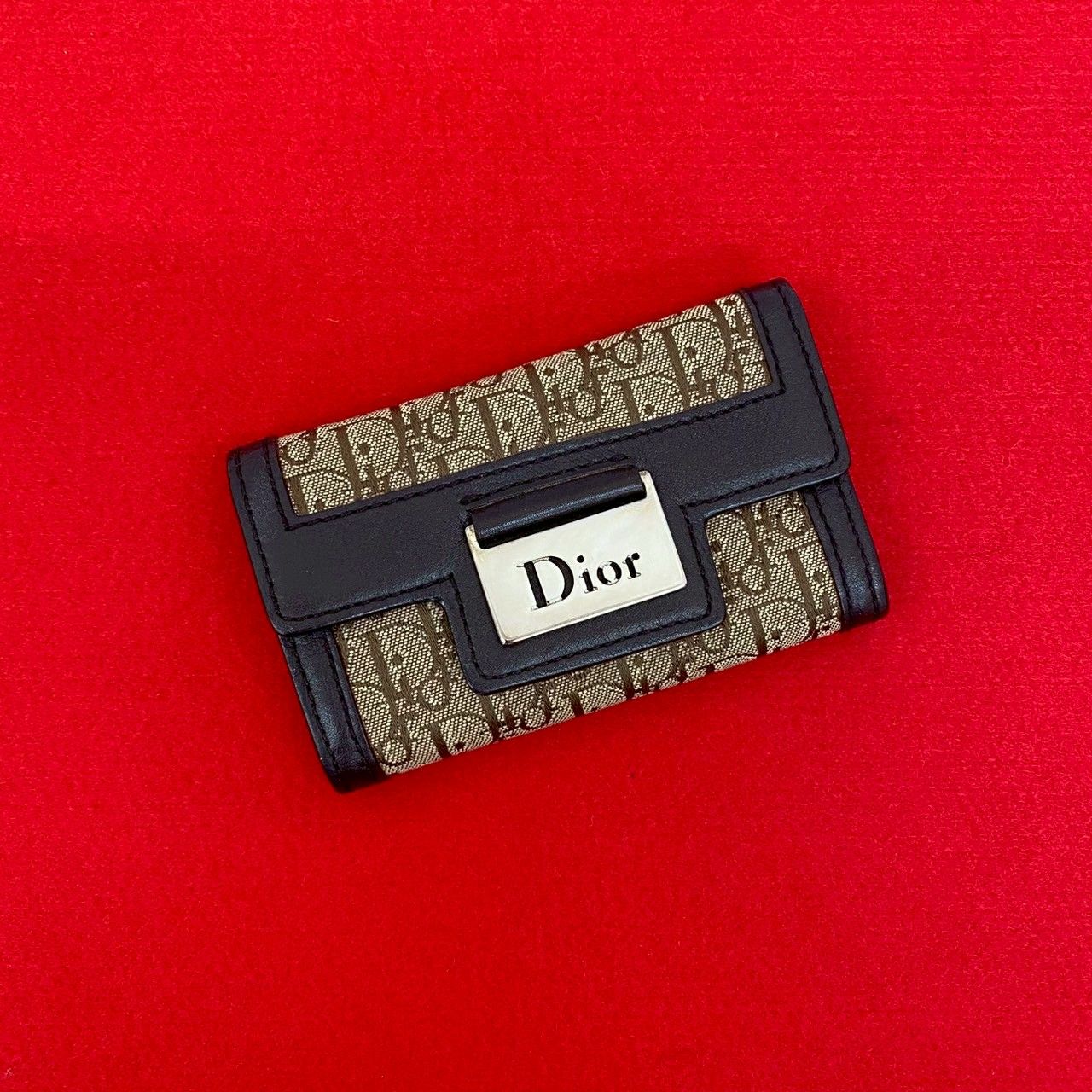 ほぼ未使用 Christian Dior クリスチャンディオール トロッター 柄