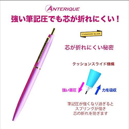 まとめ アンテリック シャープペン 0.5mm ピーチピンク MP1PP ×20セット