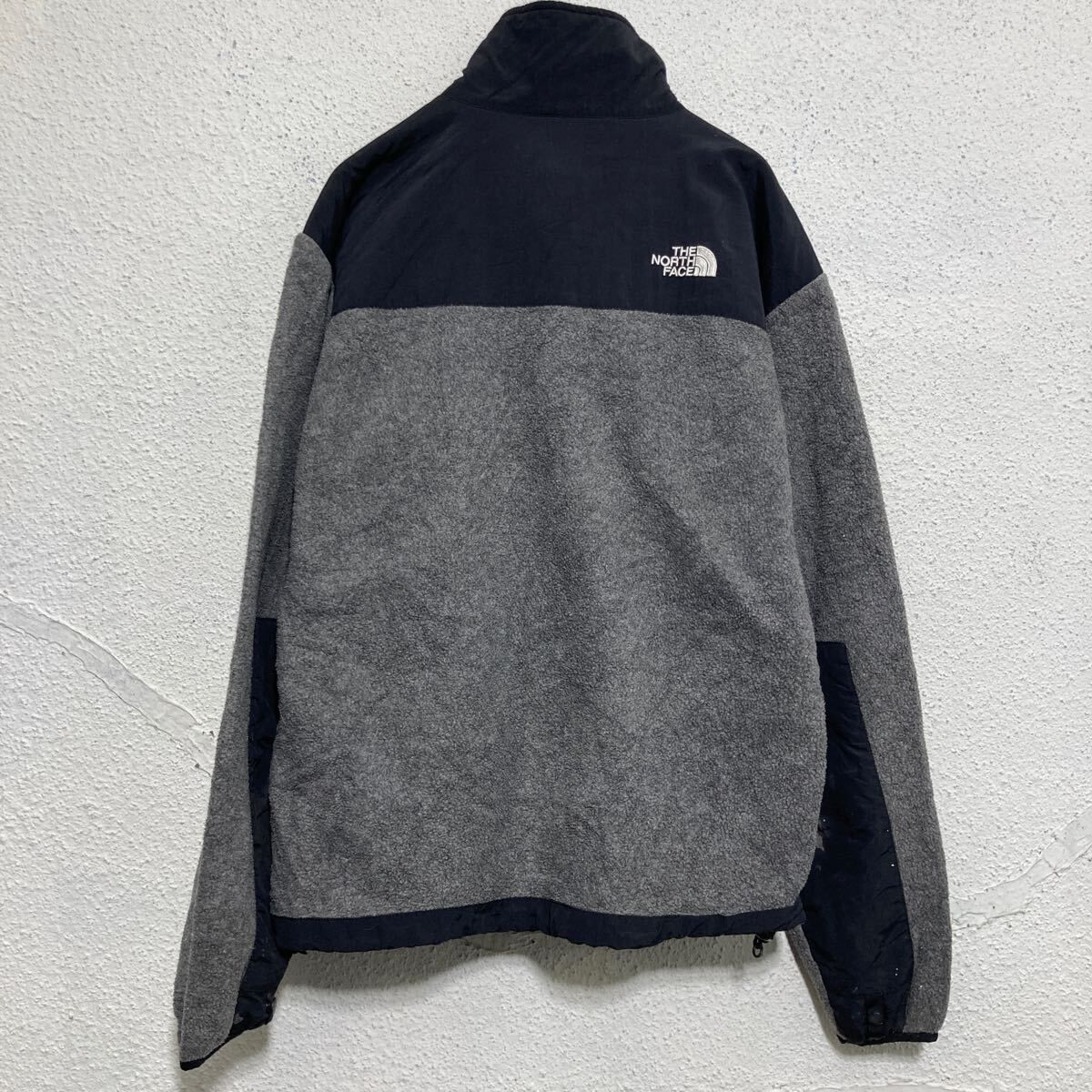 The north face フリース ジャケット ザノースフェイス S グレー ブラック アウトドア マウンテン 古着卸 アメリカ仕入 a609-6952