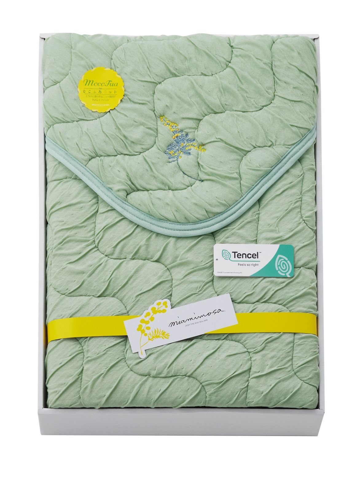 ミアミモザ もこふあニット敷パッド