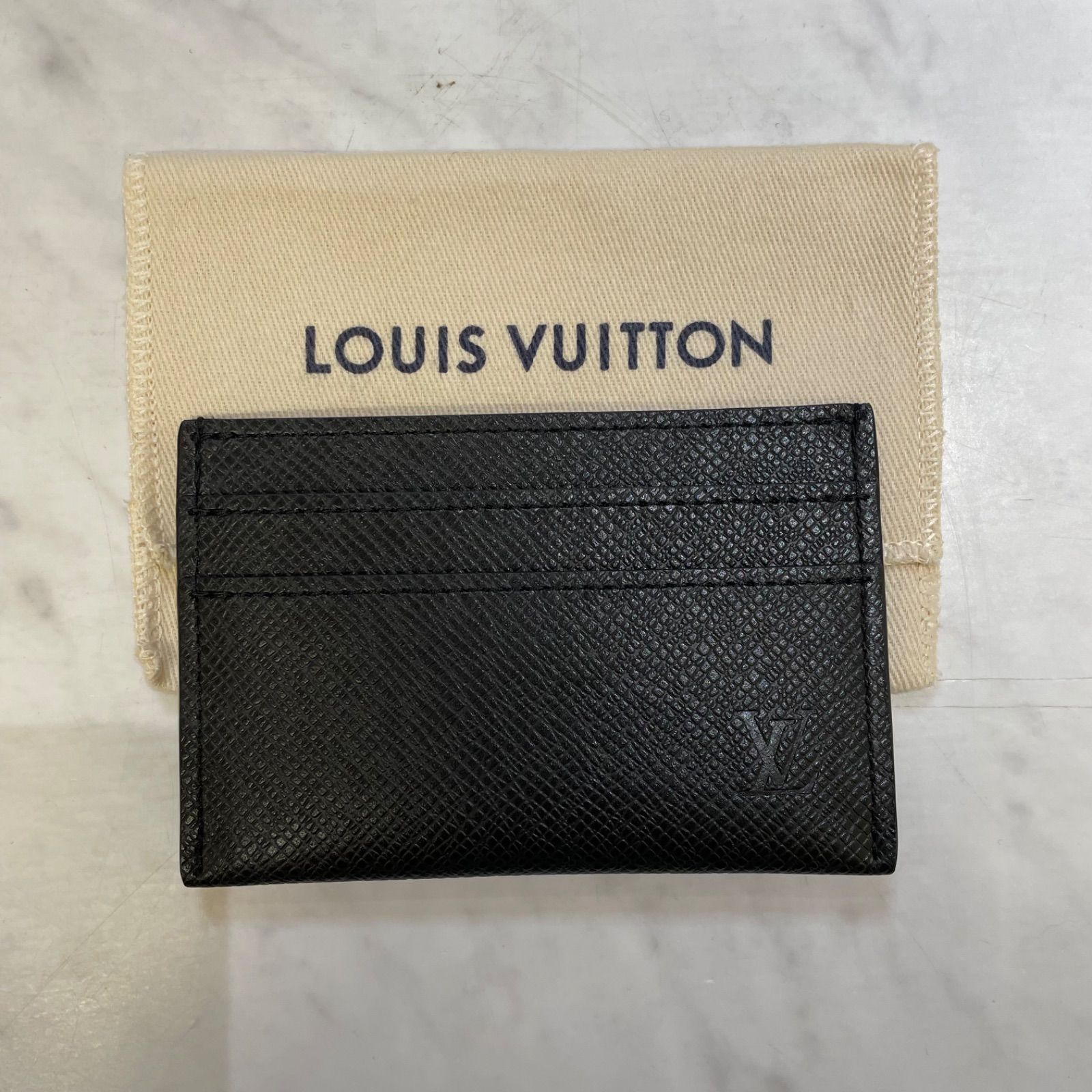 □LOUIS VUITTON ルイヴィトン M30655 ポルト・カルト・ダブル カード