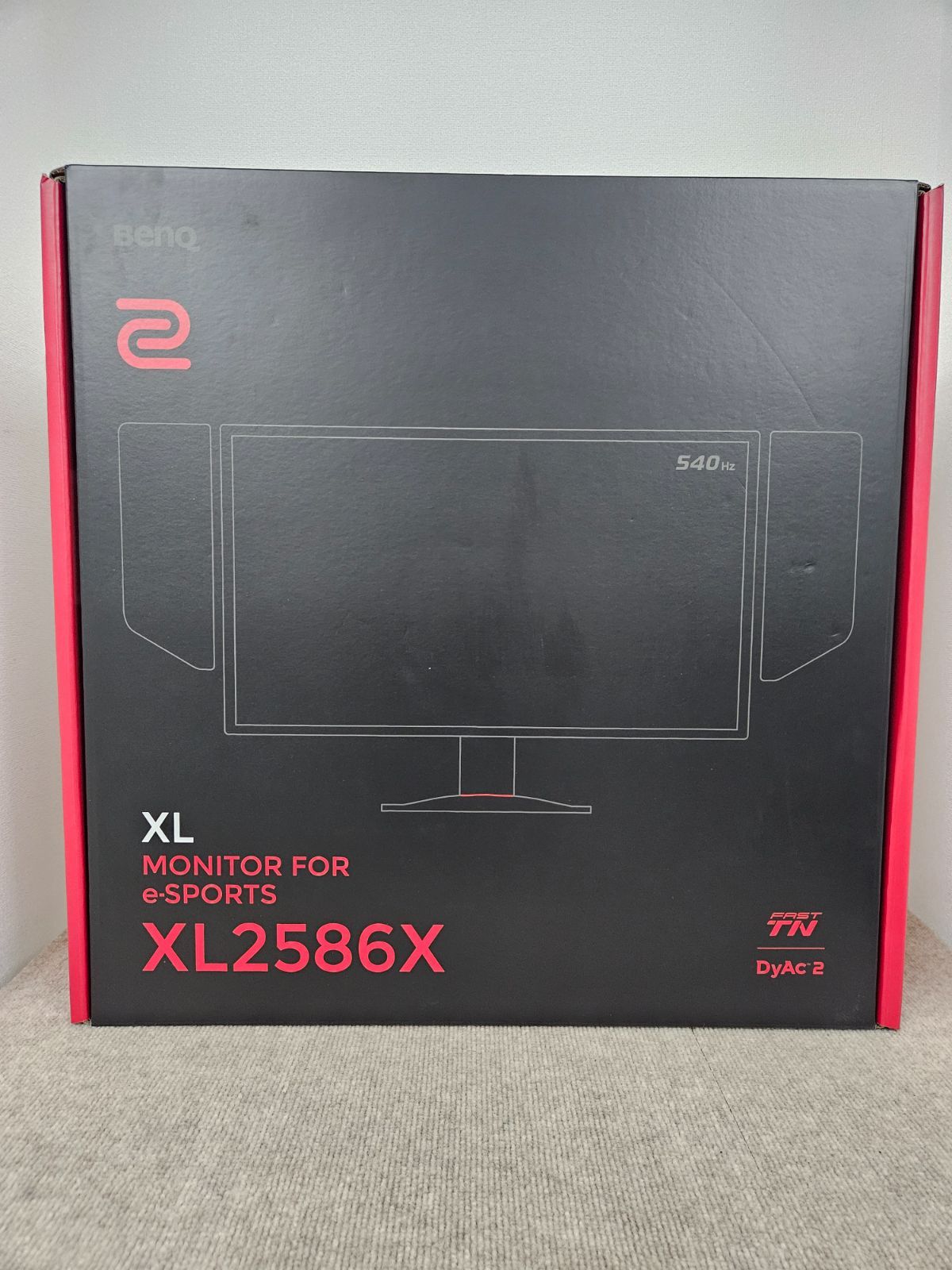 未開封品 BenQ ZOWIE XL2586X-B XL2586X 24.1インチ ゲーミングモニター 540Hz 2025年製 esports PC周辺機器 ベンキュー