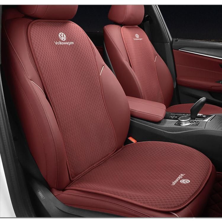 フォルクスワーゲン T-Cross T-Roc up ポロ ゴルフ パサート アルテオン クロスポロ シャランレッドシートカバー 椅子カバーマット シートクッション 前座席用座布団2枚 後座席用座布団1枚 座席の背もたれ2枚ard