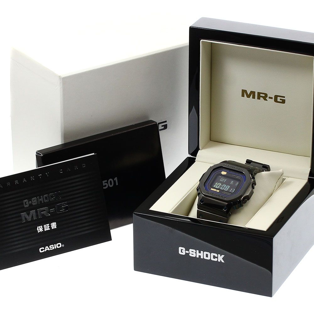 カシオ CASIO MRG-B5000BA-1JR G-SHOCK MR-G ソーラー電波 メンズ良品  