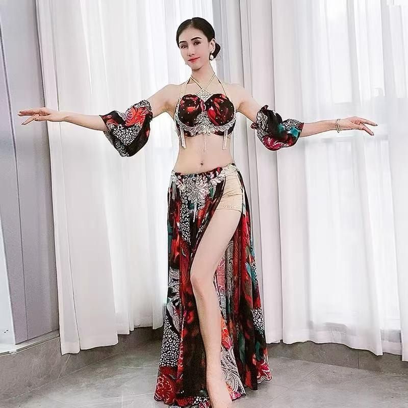 ベリーダンス オリエンタル衣装 社交ダンスドレス ベリーダンス衣装 ベリーダンス ステージ衣装 ビキニトップ ロングスカート