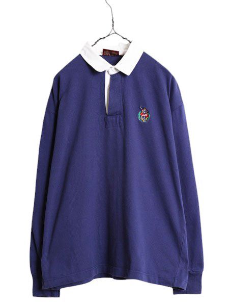 ラルフローレン ラグビー ポロシャツ 長袖 ラガーシャツ ボーダー 刺繍