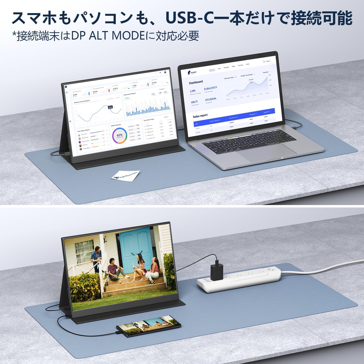 MagicRaven 14インチモバイルモニター MAGICRAVEN 14インチ モバイルモニター』レビュー | 2K解像度