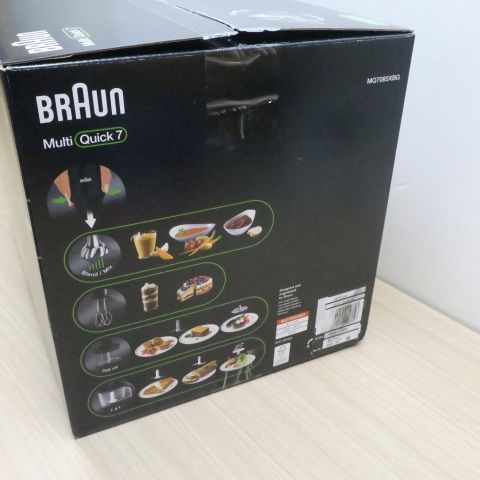 未使用1 BRAUN ブラウン マルチクイック7 ハンドブレンダー MQ7085XBG