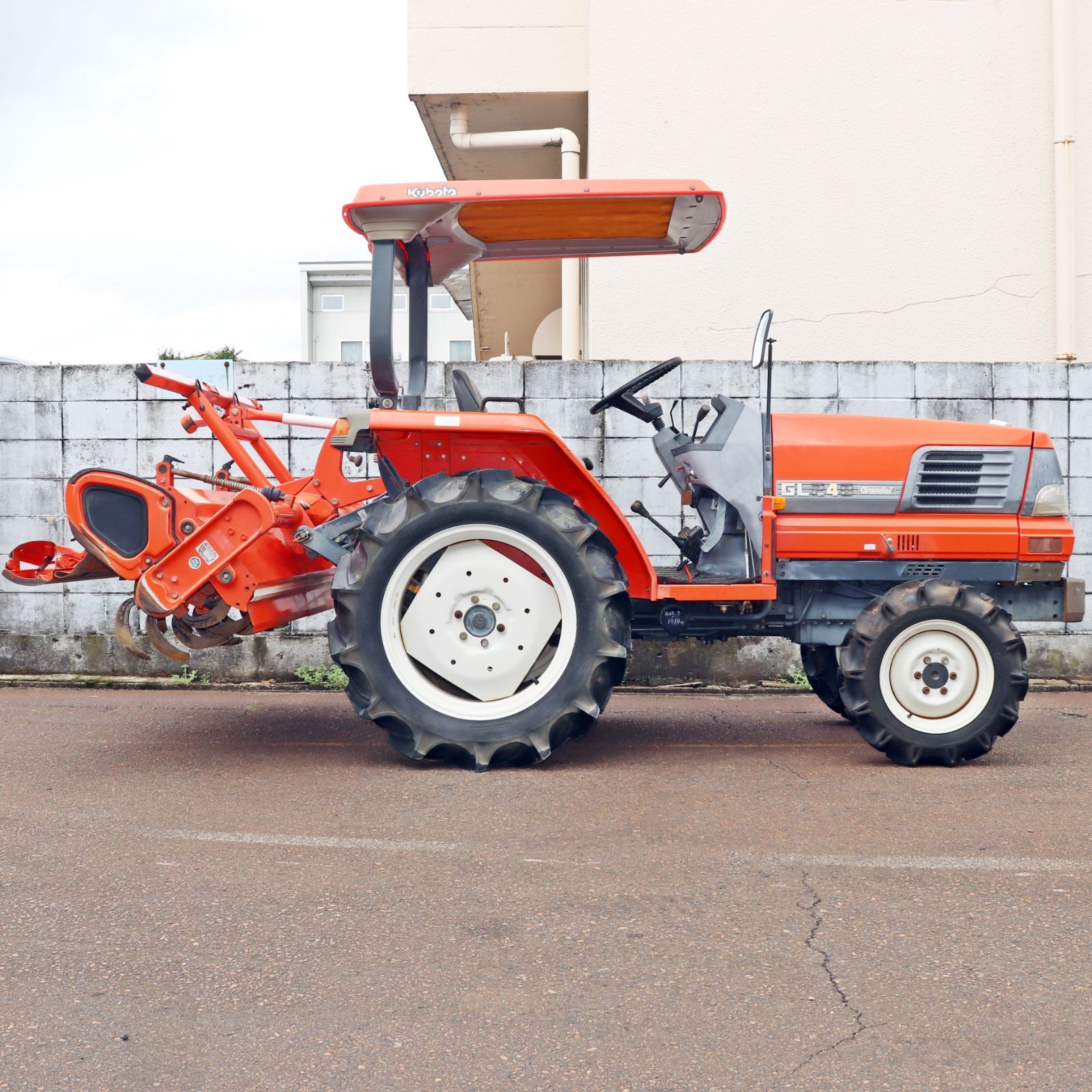 新潟発 クボタ トラクター GL240 RL7G ロータリーセット 24馬力