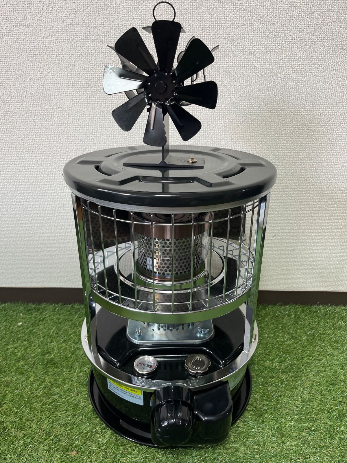 PASECO パセコ JKH-1S ブラック ANOBA ストーブダストバッグ付 反射板付 ストーブファン付 | キャンプ | ストーブ | 灯油ストーブ
