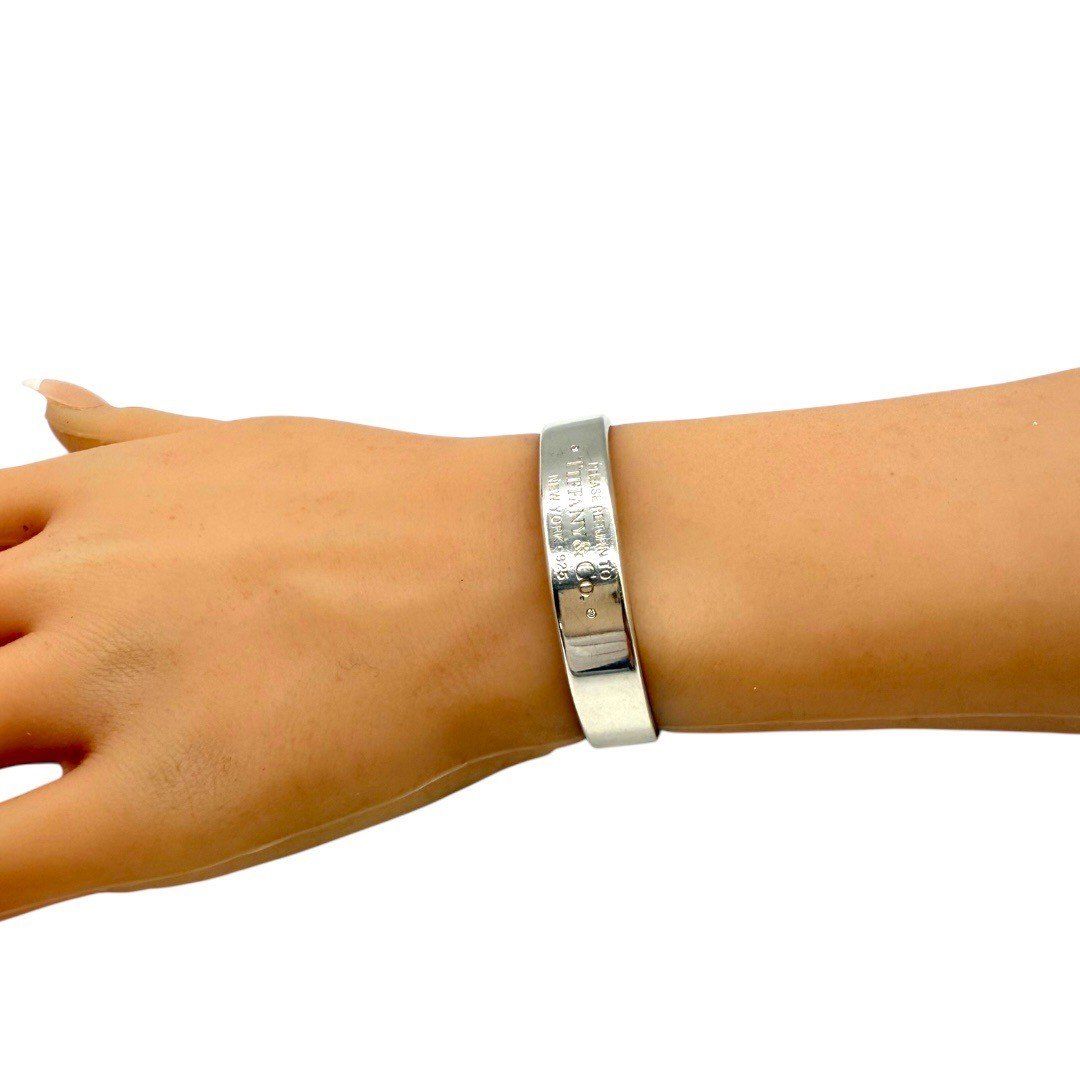 美品☆Tiffany & Co. アトラス バングル シルバー925 箱 巾着