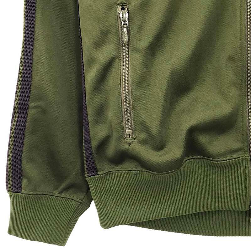 【美品】  Needles / ニードルス | 2024SS | POLY SMOOTH TRACK JACKET ポリスムース トラックジャケット | S | オリーブ | メンズ 美品】 Needles / ニードルス | 2024SS | POLY SMOOTH TRACK JACKET
