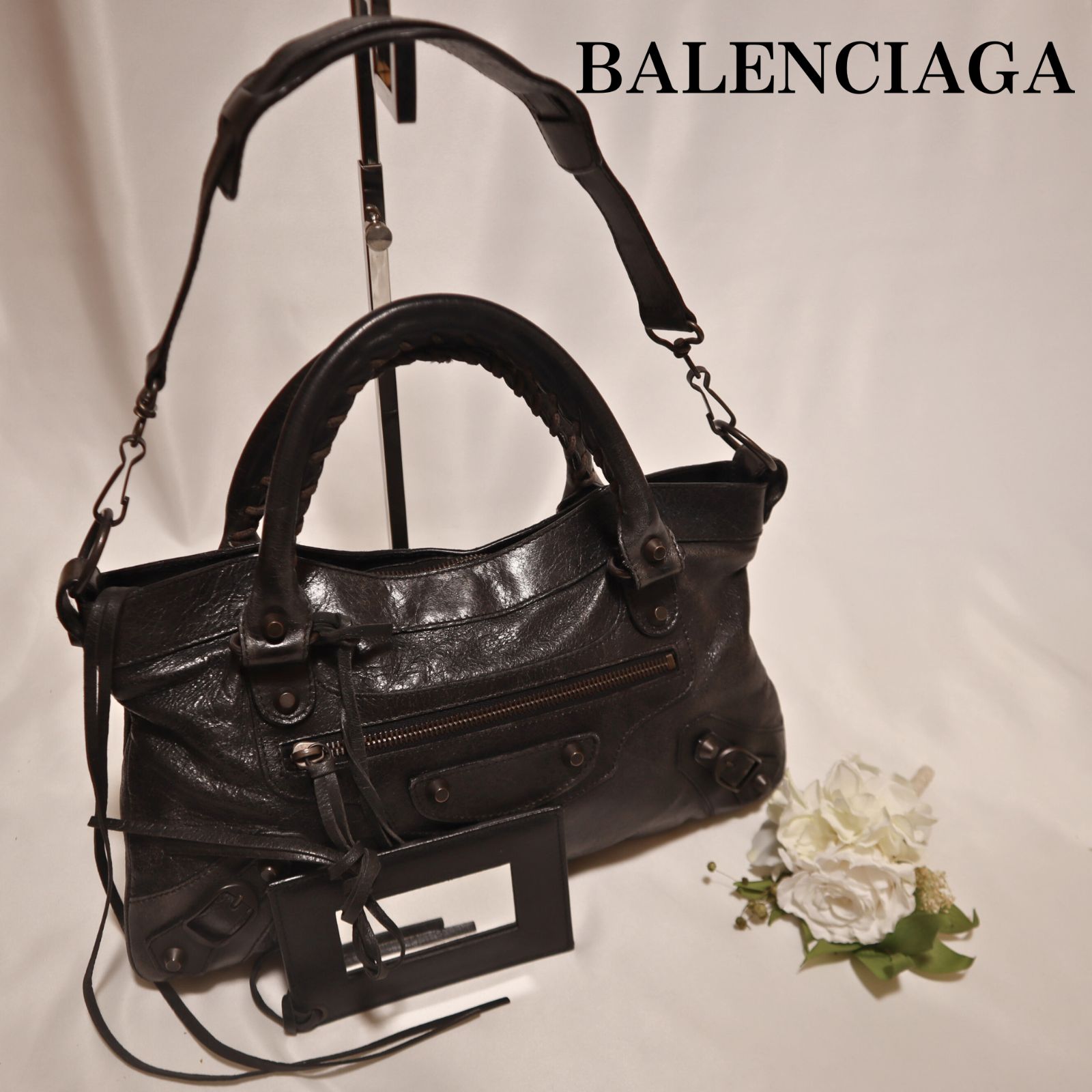 BALENCIAGA ザ・ファースト 2WAY ショルダーバッグ ハンドバッグ Giant ...